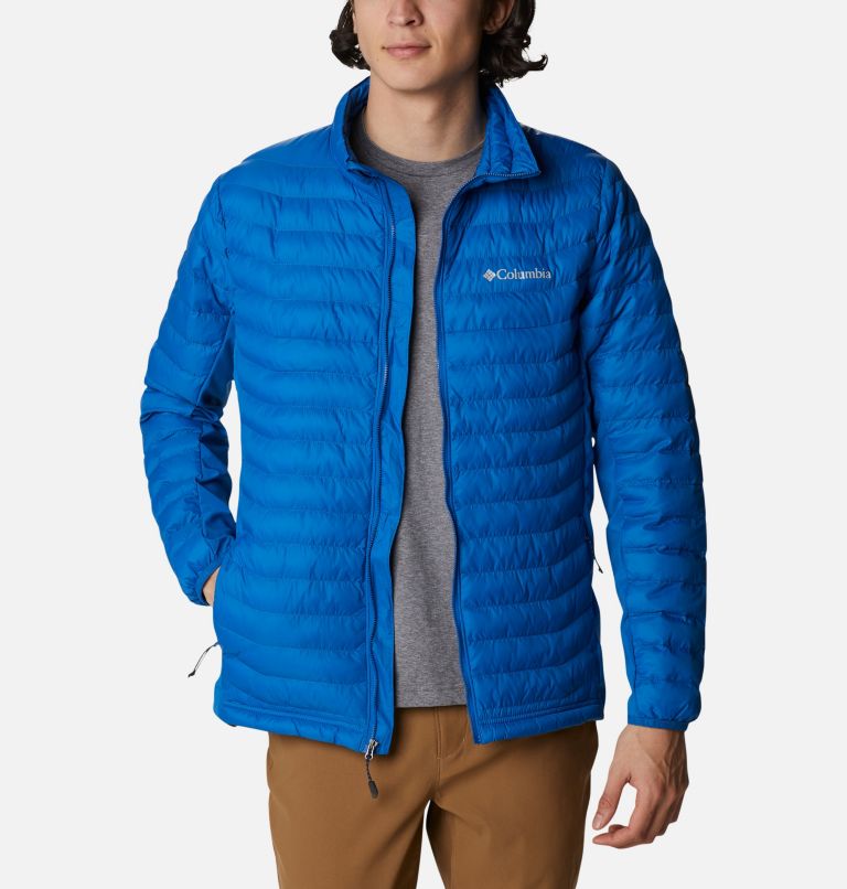 Thumbnail: Men's Powder Pass Jacket, Color: Bright Indigo, image 1