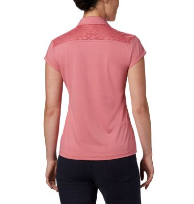 Polo Peak to Point II Femme Peak to Point&trade; II Polo | 466 | L, Rouge Pink Heather, back