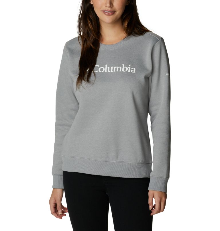 Women's Columbia Sweatshirt, Color: Monument Heather, image 1