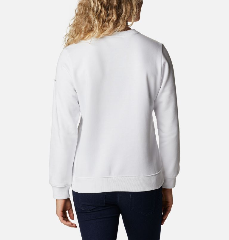 Top de cuello redondo y logotipo de Columbia para mujer, Color: White, image 2