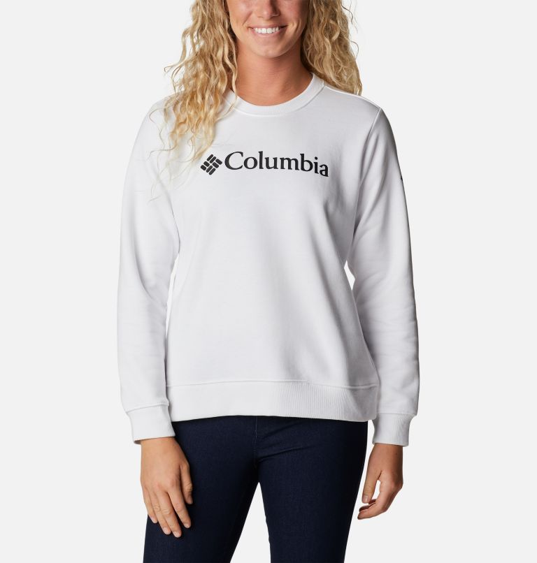 Women's Columbia Sweatshirt, Color: White, image 1