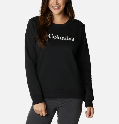 Top de cuello redondo y logotipo de Columbia&trade; para mujer Columbia&trade; Logo Crew | 674 | XS, Black, front