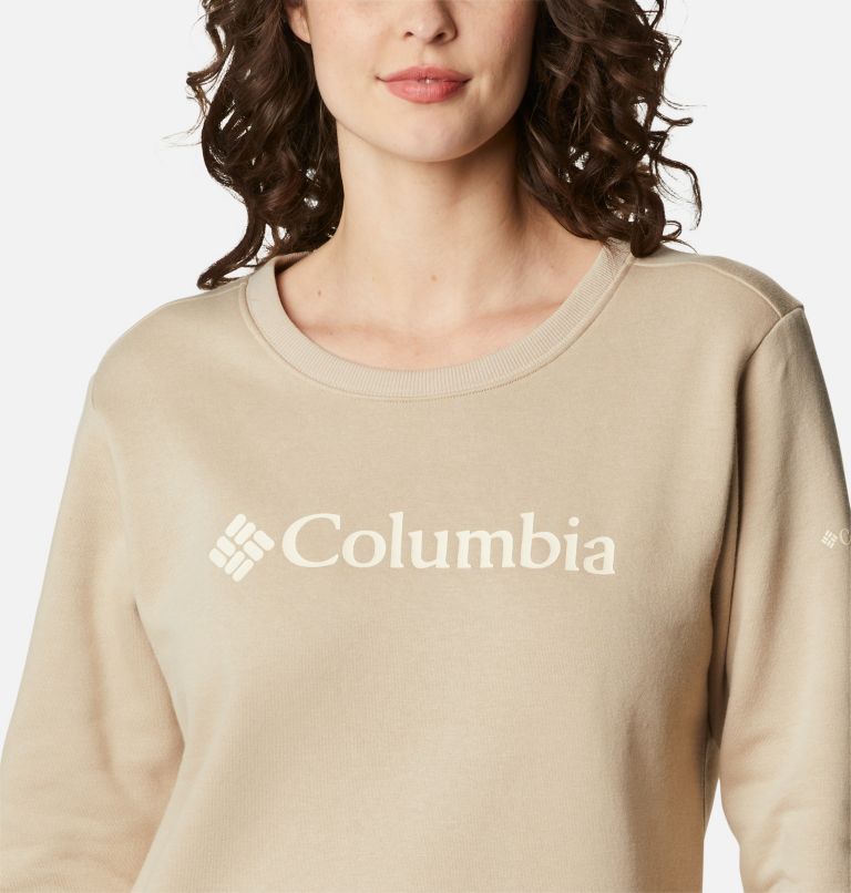 Thumbnail: Women's Columbia Sweatshirt, Color: Ancient Fossil, image 4