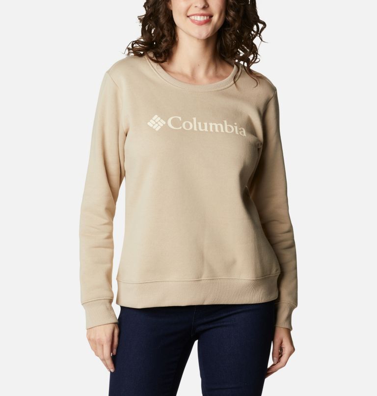 Women's Columbia Sweatshirt, Color: Ancient Fossil, image 1