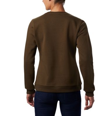 Sweat Columbia&trade; Femme Columbia&trade; Logo Crew | 011 | XS, Olive Green, back