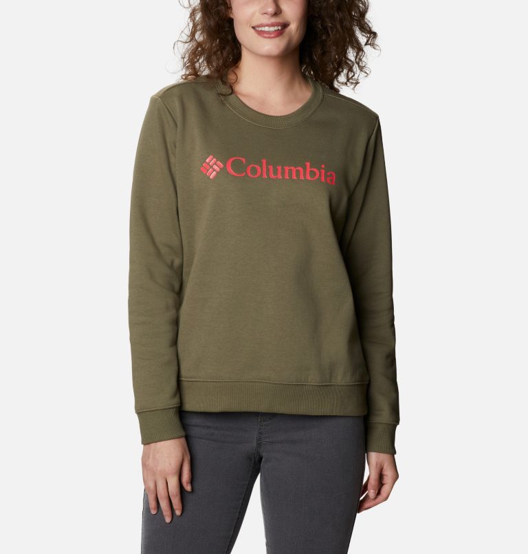 Thumbnail: Women's Columbia Sweatshirt, Color: Stone Green, image 1