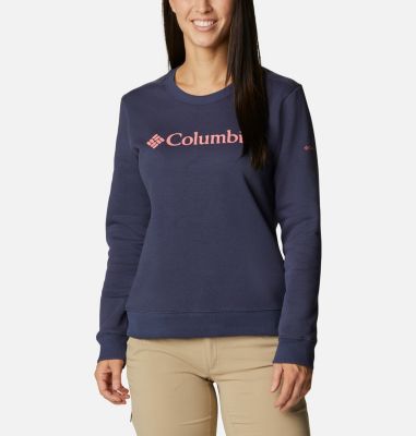 Top de cuello redondo y logotipo de Columbia&trade; para mujer Columbia&trade; Logo Crew | 674 | XS, Nocturnal, front