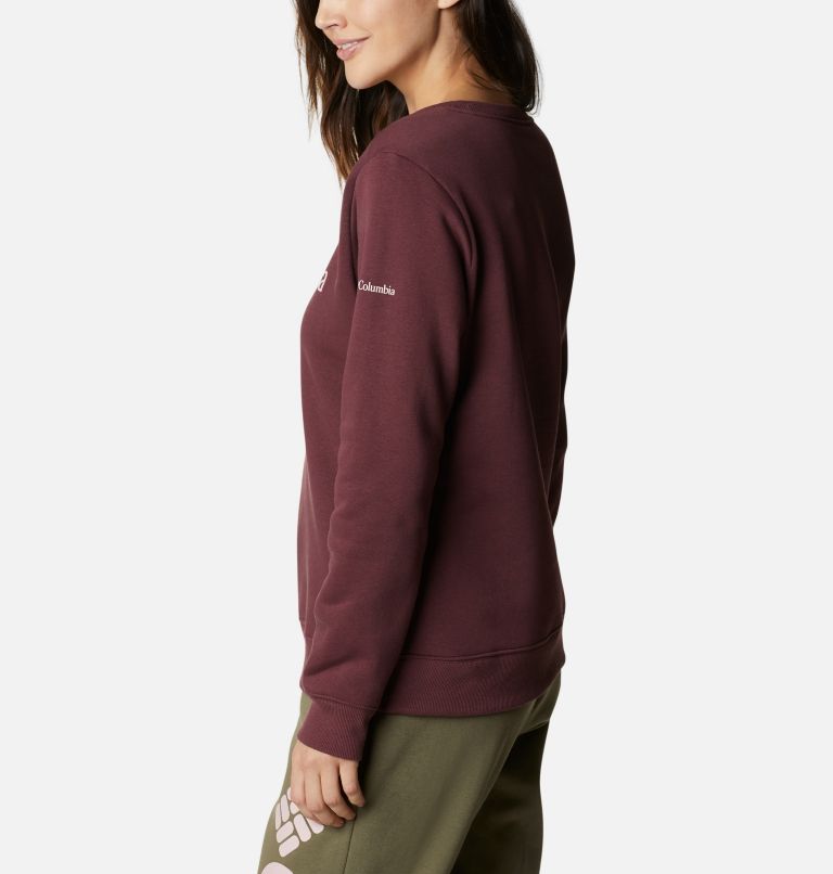 Columbia Logo Crew | 671 | XL, Color: Malbec, image 3