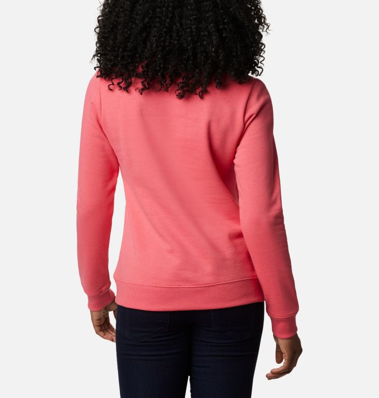 Columbia Logo Crew | 673 | S, Color: Bright Geranium, image 2