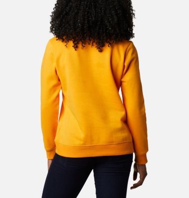 Sweat Columbia&trade; Femme Columbia&trade; Logo Crew | 011 | XS, Bright Marigold, back