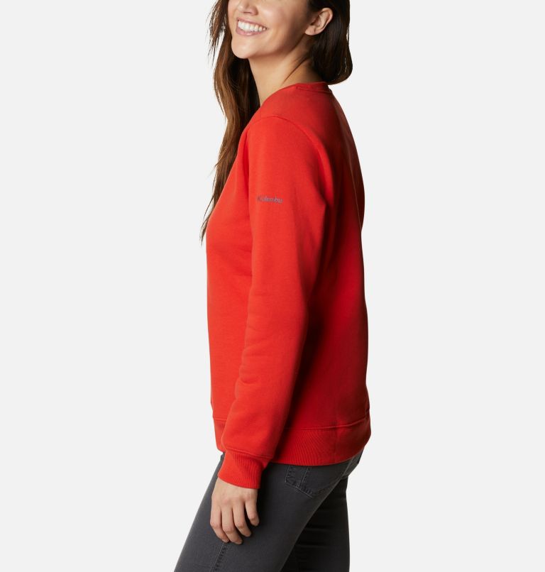 Women's Columbia Sweatshirt, Color: Bold Orange, image 3