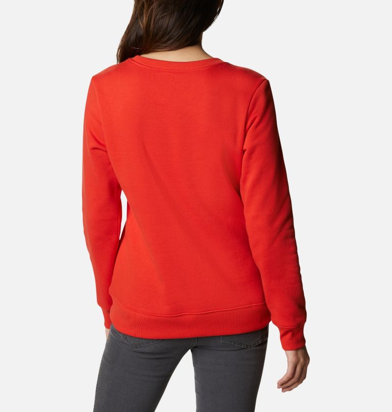 Thumbnail: Women's Columbia Sweatshirt, Color: Bold Orange, image 2