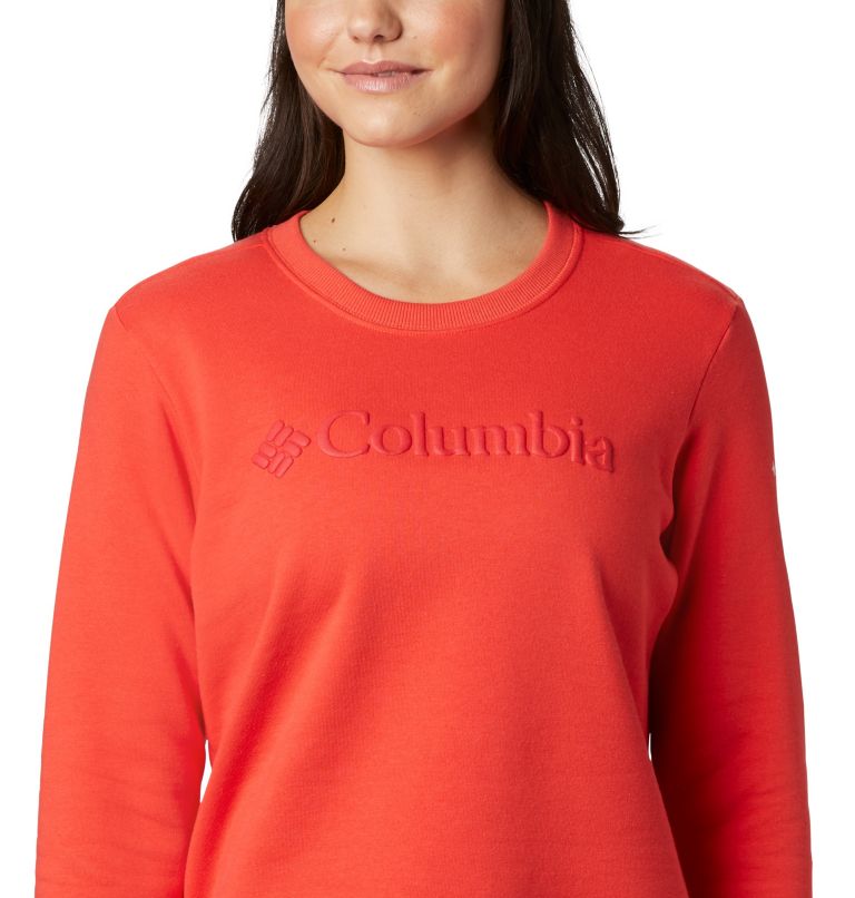 Columbia Logo Crew | 847 | XL, Color: Bright Poppy, image 4