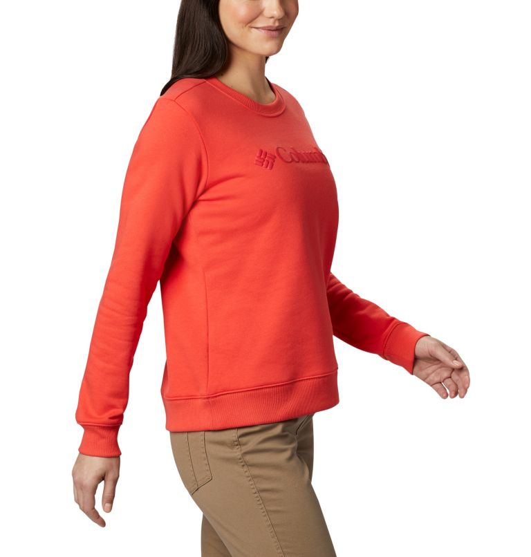 Columbia Logo Crew | 847 | XL, Color: Bright Poppy, image 5