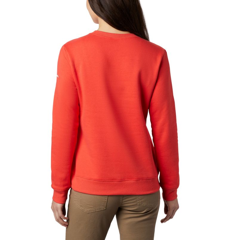 Columbia Logo Crew | 847 | XL, Color: Bright Poppy, image 2