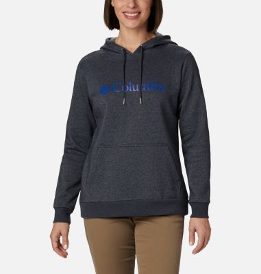 Sweat &agrave; Capuche Columbia&trade; Femme Columbia&trade; Logo Hoodie | 011 | XS, Shark Heather, front