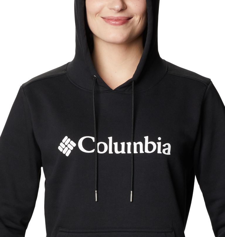 Women's Columbia Logo Hoodie, Color: Black