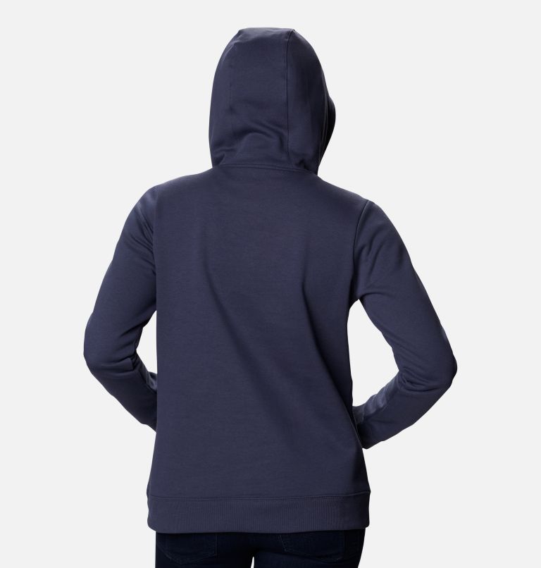 Thumbnail: Women's Columbia Logo Hoodie, Color: Nocturnal, image 3