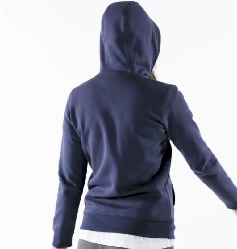 Thumbnail: Women's Columbia Logo Hoodie, Color: Nocturnal, image 2