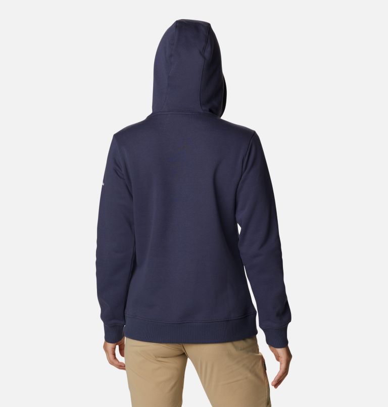 Thumbnail: Women's Columbia Logo Hoodie, Color: Nocturnal, image 2