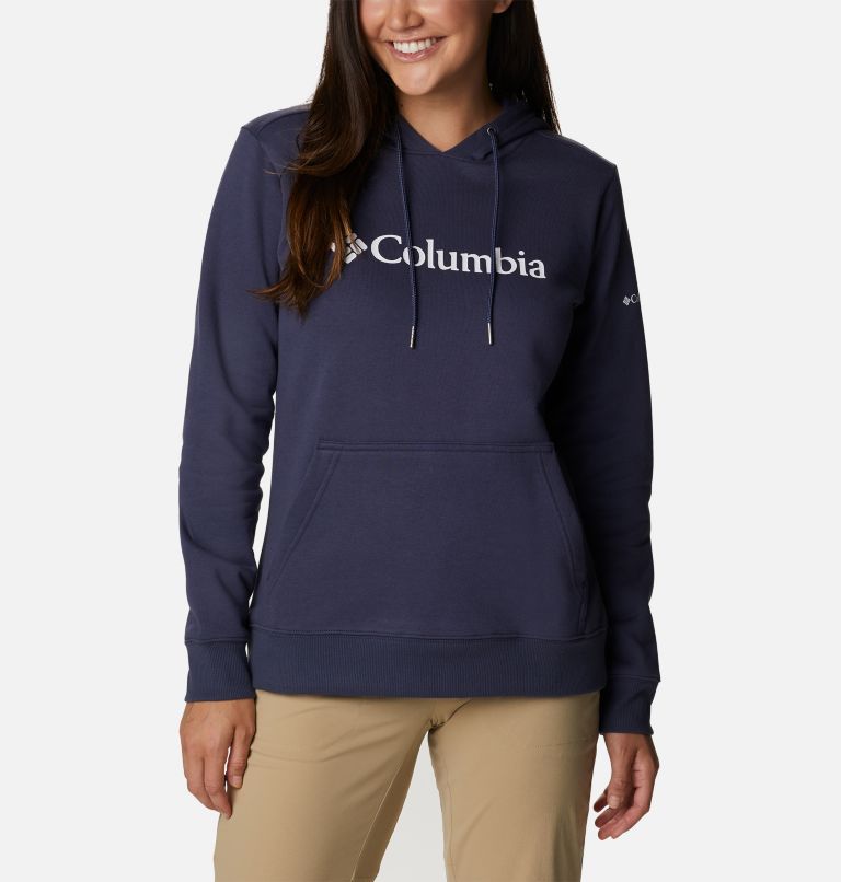 Thumbnail: Women's Columbia Logo Hoodie, Color: Nocturnal, image 1