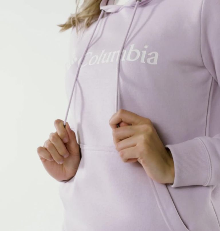 Columbia Logo Hoodie | 585 | S, Color: Pale Lilac