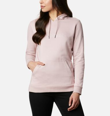 Sweat &agrave; Capuche Columbia&trade; Femme Columbia&trade; Logo Hoodie | 011 | XS, Mineral Pink, front