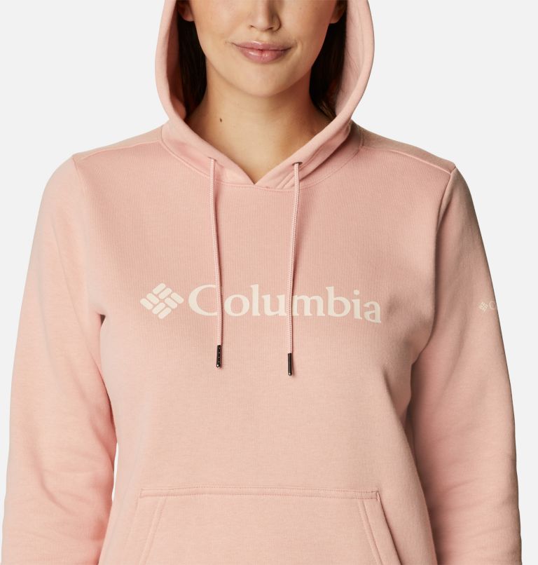 Columbia Logo Hoodie | 674 | XS, Color: Faux Pink, image 4