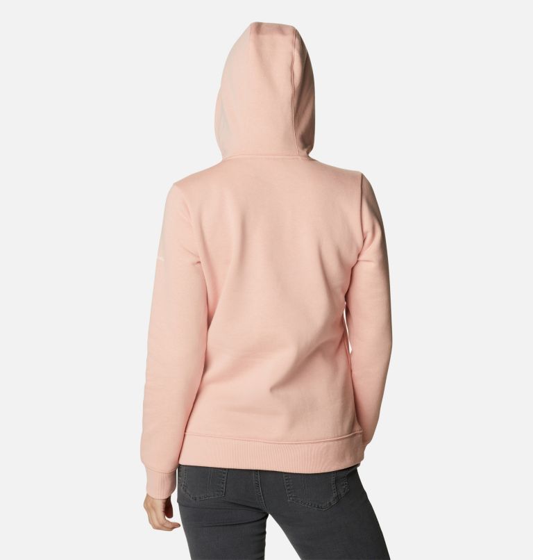 Columbia Logo Hoodie | 674 | XS, Color: Faux Pink, image 2