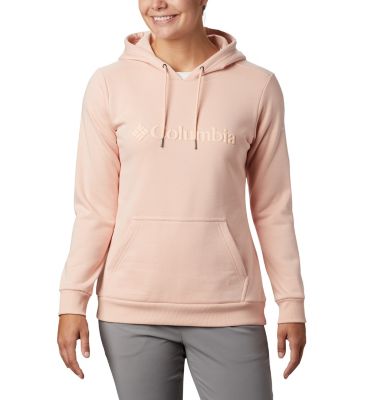 Sweat &agrave; Capuche Columbia&trade; Femme Columbia&trade; Logo Hoodie | 011 | XS, Peach Cloud, front