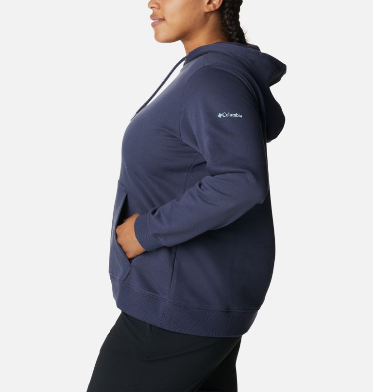 Women's Columbia Logo Hoodie - Plus Size, Color: Nocturnal