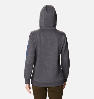 Hoodie Columbia Logo femme Columbia&trade; Logo Full Zip | 618 | L, Shark Heather, back