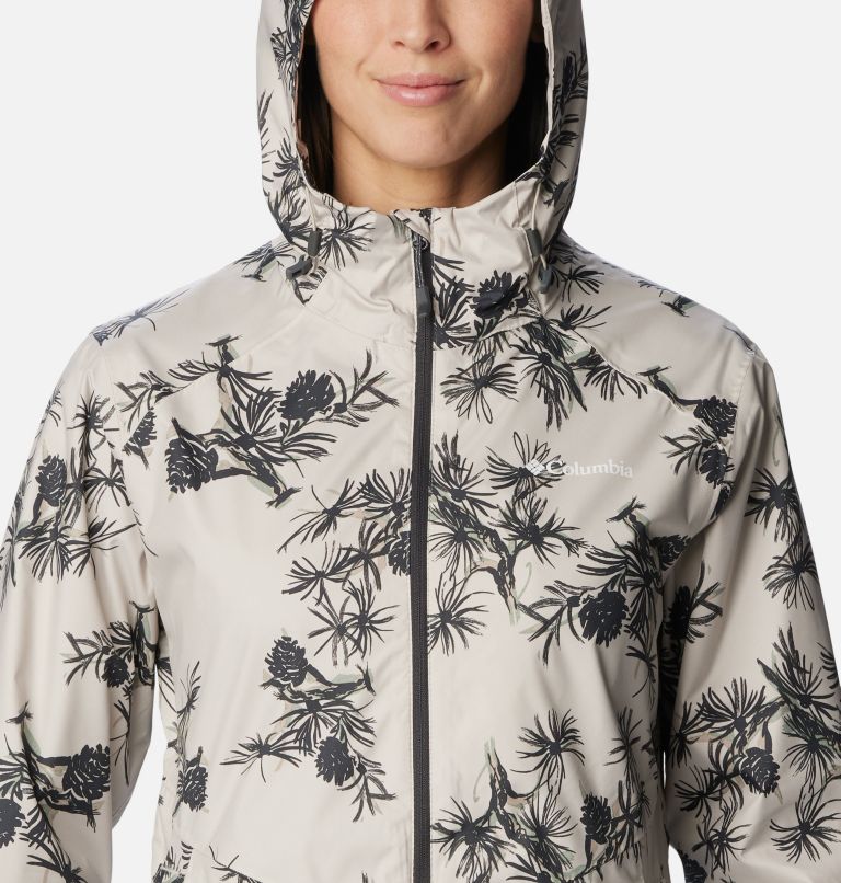 Columbia Women's Inner Limits II Rain Jacket - M - BeigePrints