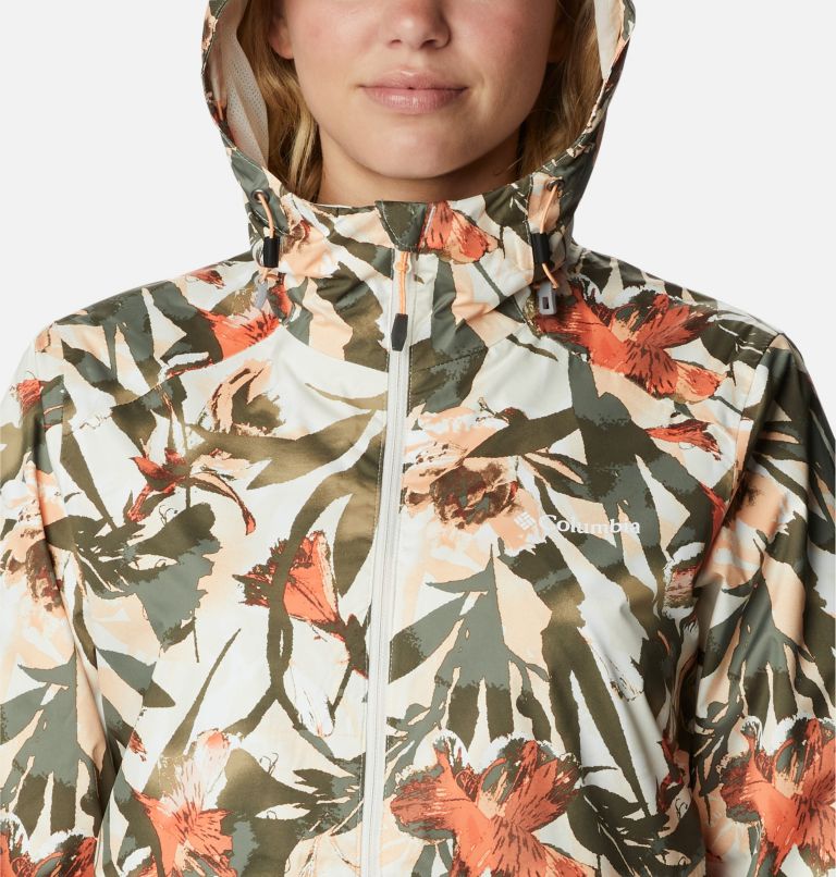 Thumbnail: Chaqueta Inner Limits II para mujer, Color: Chalk Floriculture Print, image 4