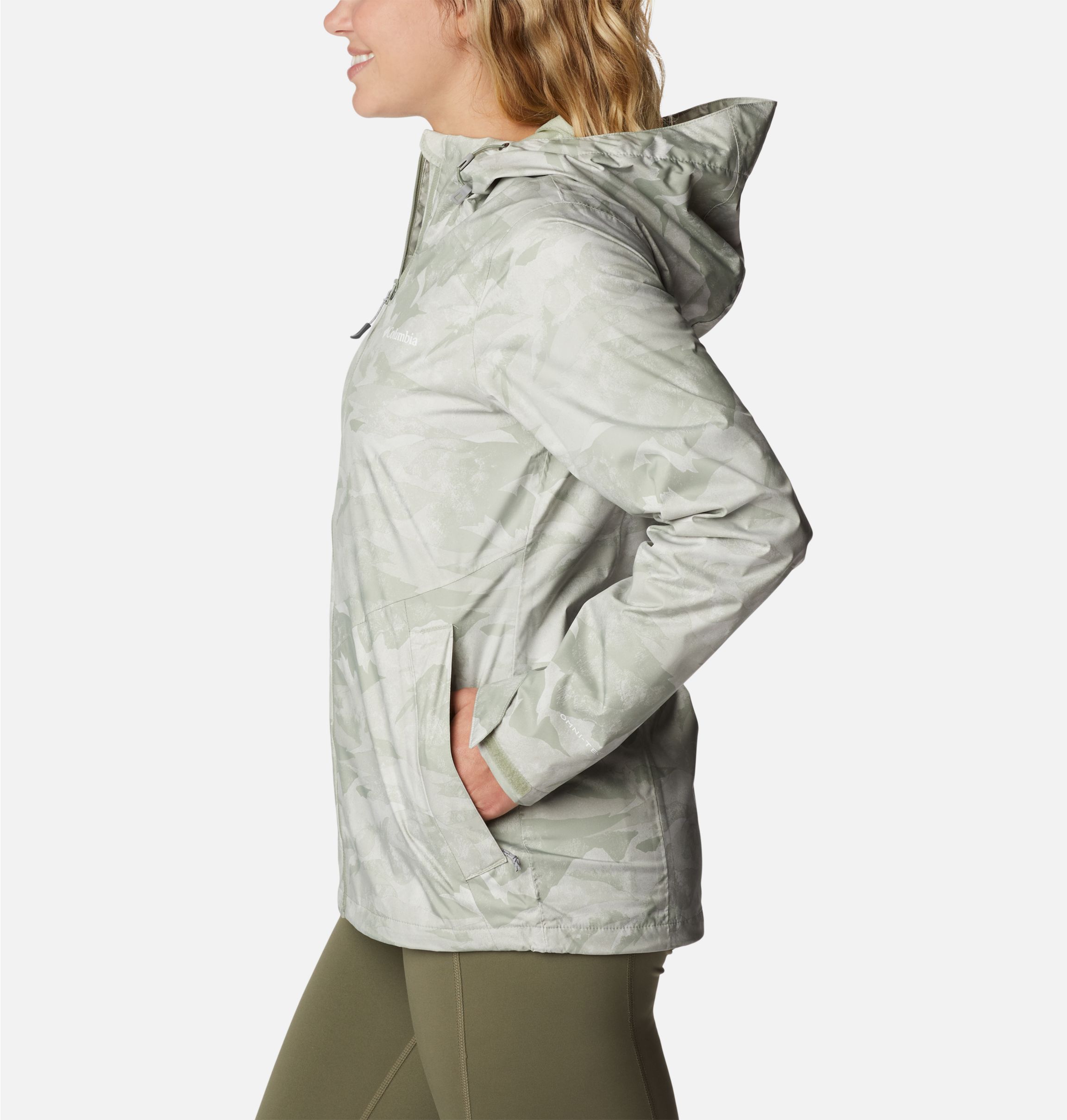 Camo waterproof cheap jacket womens