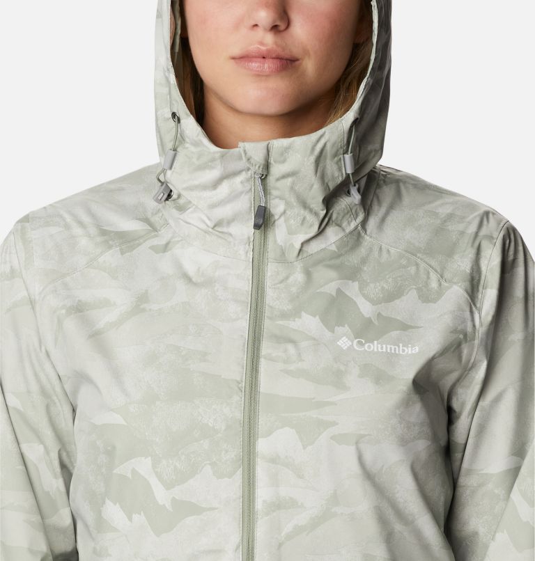 Thumbnail: Women's Inner Limits II Waterproof Jacket, Color: Safari Coastline Print, image 4