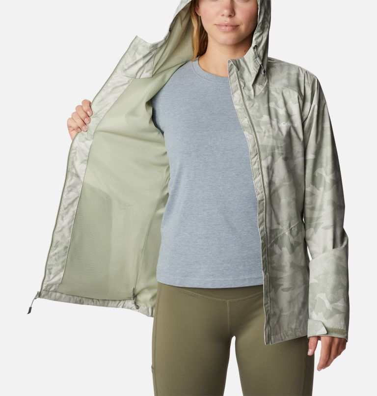 Thumbnail: Women's Inner Limits II Waterproof Jacket, Color: Safari Coastline Print, image 5