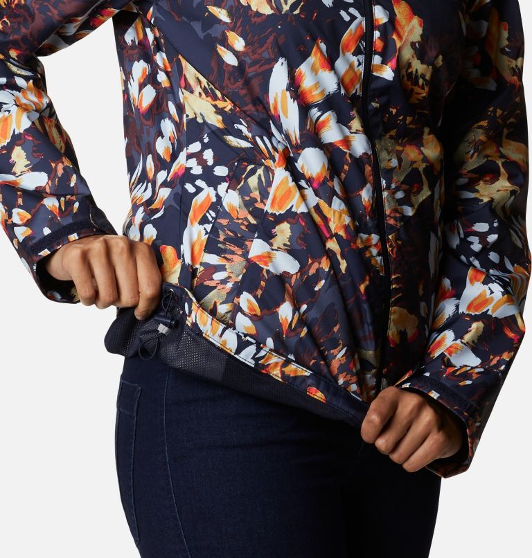 Thumbnail: Women's Inner Limits II Jacket, Color: Dark Nocturnal Florescence Print, image 6