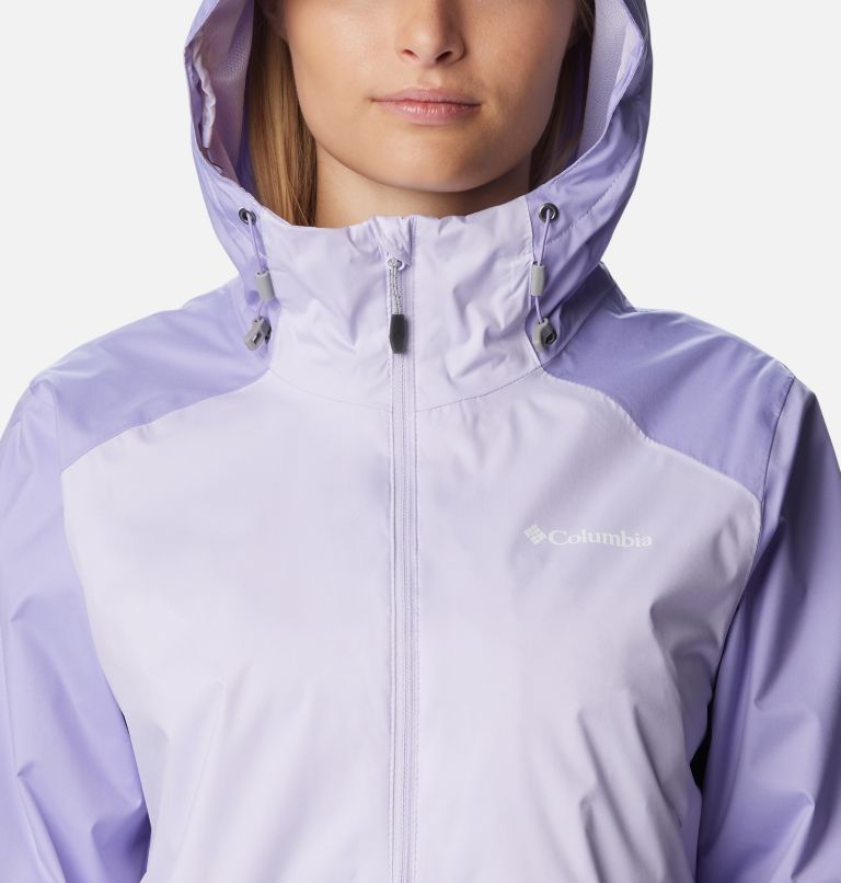 Thumbnail: Women's Inner Limits II Waterproof Jacket, Color: Purple Tint, Frosted Purple, image 4