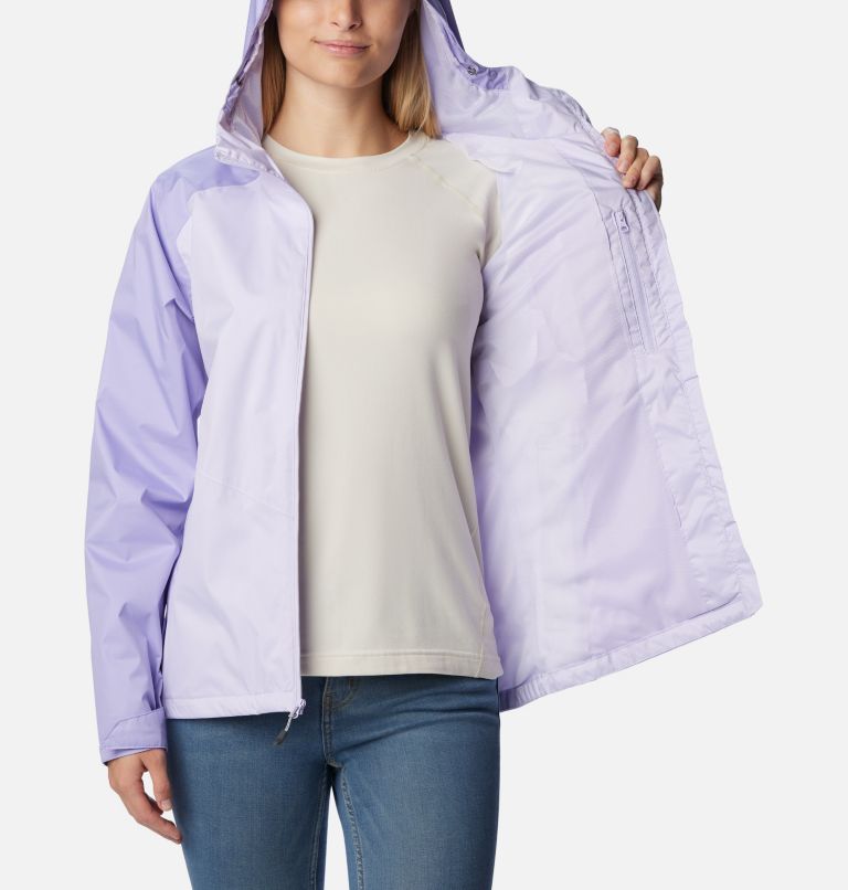 Thumbnail: Women's Inner Limits II Waterproof Jacket, Color: Purple Tint, Frosted Purple, image 5