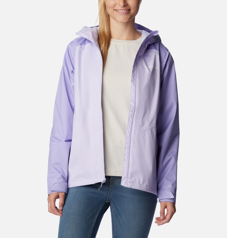 Thumbnail: Women's Inner Limits II Waterproof Jacket, Color: Purple Tint, Frosted Purple, image 7