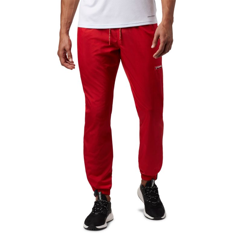 Thumbnail: Unisex Disney Santa Ana Wind Pants, Color: Bright Red, image 1