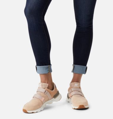 Women's Kinetic&trade; Lite Strap Sneaker KINETIC&trade; LITE STRAP | 100 | 10, Natural Tan, 3/4 front