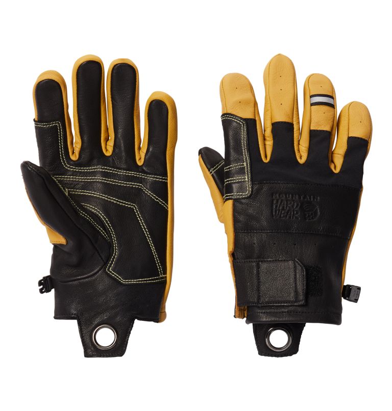 Unisex Hardwear Belay Glove, Color: Black