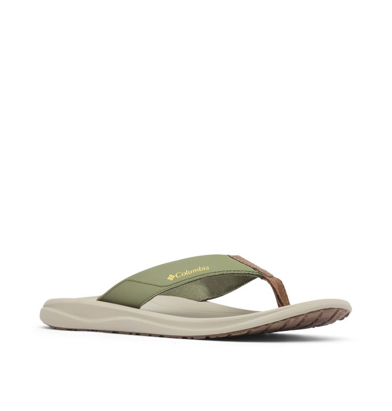 Sandale Columbia Flip pour homme, Color: Hiker Green, Golden Yellow, image 2