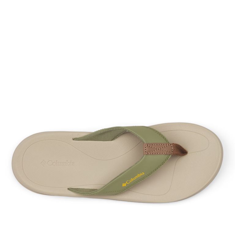Sandale Columbia Flip pour homme, Color: Hiker Green, Golden Yellow, image 3
