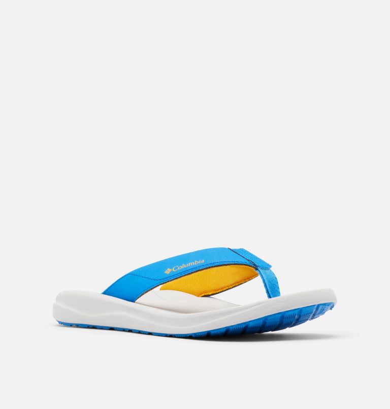Sandale Columbia Flip pour homme, Color: Hyper Blue, Bright Marigold, image 2