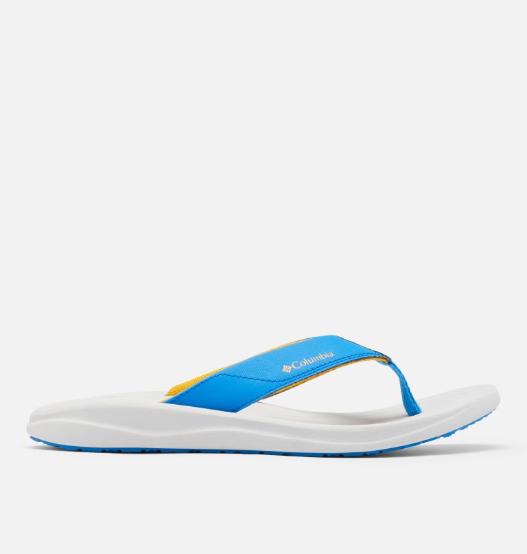 Thumbnail: Sandale Columbia Flip pour homme, Color: Hyper Blue, Bright Marigold, image 1