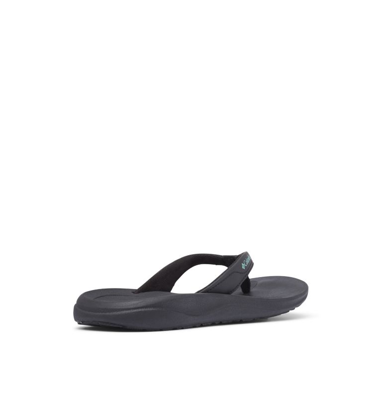 Dunlop Womens Flip Flops  Ladies Sliders - Black Memory Foam