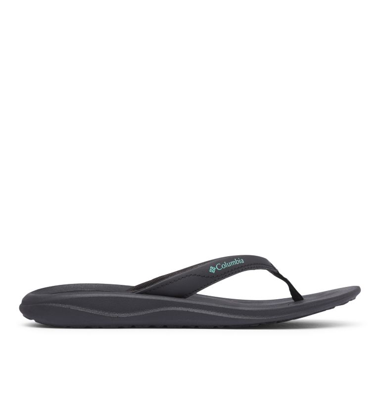 Black Rubber Flip-Flops, DIAMOND FLIP FLOP